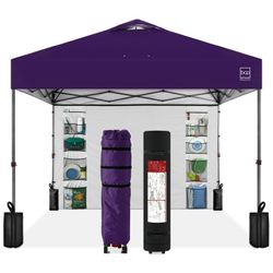 Best Choice Products 10x10ft Pop Up Canopy Tent with Sidewall (New in Packaging)