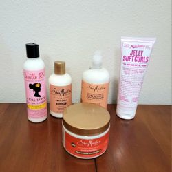 Bundle of 5 Curly Hair Products