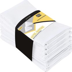 Utopia Kitchen White Cloth Napkins set of 2 Pack, 18x18 Inch] each set have - 12 napkins Brand new sealed Each set $25 Both sets $50