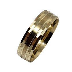Wedding Band Ring in 10k Yellow Gold WGB-007