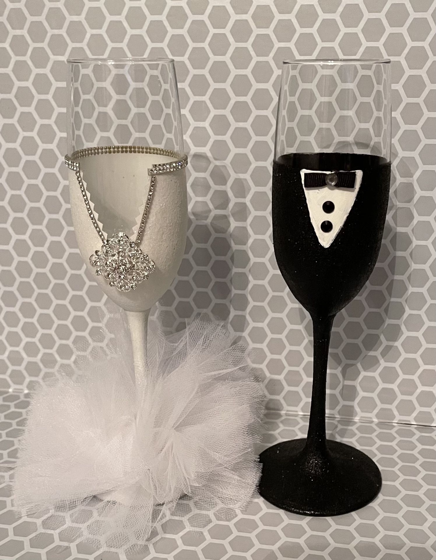 Wedding Toast glasses Custom