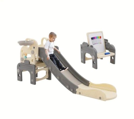 Brand new in box 📦 multi-use slide table chair white board for toddlers!