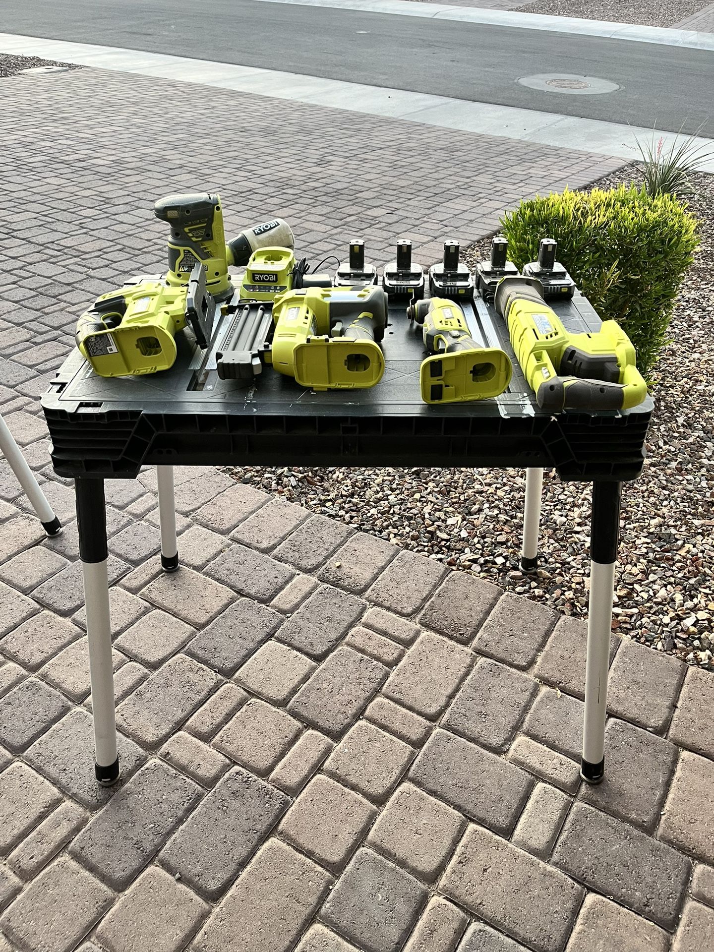 All Tools, Batteries, Workbench