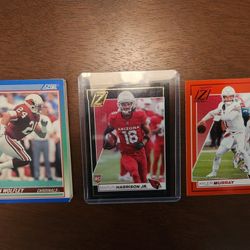 ZENITH PANINI MARVIN HARRISON RC CARD, KYLER MURRAY NO HUDDLE CARD,  PHOENIX CARDINALS CARDS