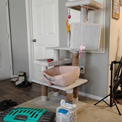 Cat Castle With Scratching Posts