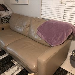 Leather Power Reclining Sofa – Electric Recliners on Both Sides