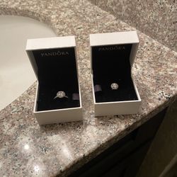 Pandora Halo Necklace & Ring