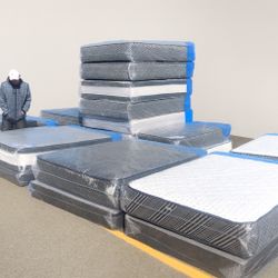 Queen Mattress- Double Sides- Come With Free Box Spring Only- Free Delivery 🚚 Today 