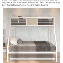 Bunk Beds with Trundle Bed,