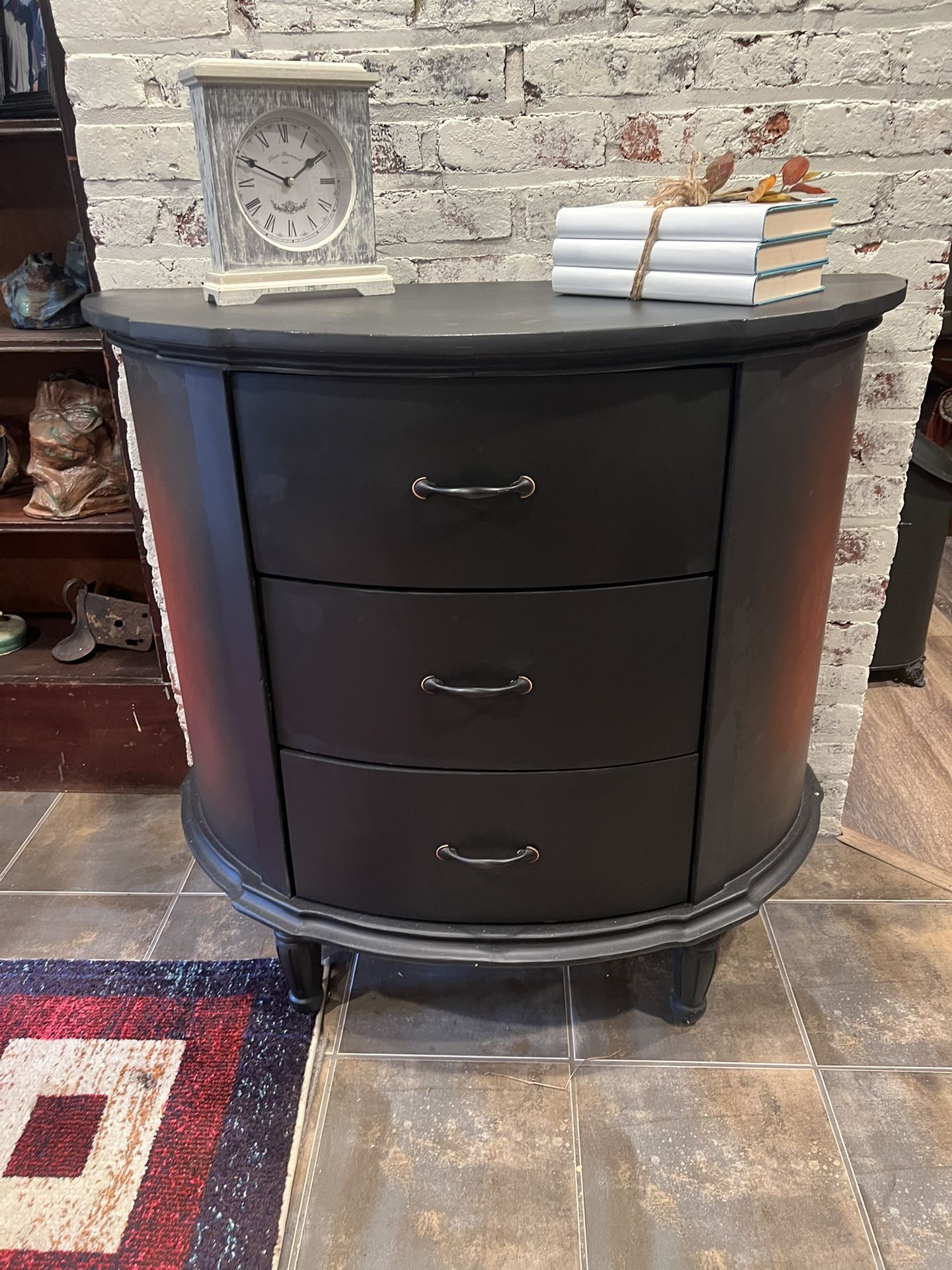 Black 3 Drawer Dresser