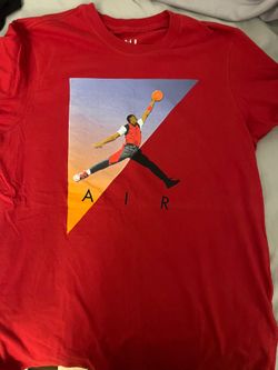 Red shirt Jordan Nike
