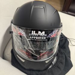 ILM Full Face Motorcycle Helmet - SNELL M2020 & DOT