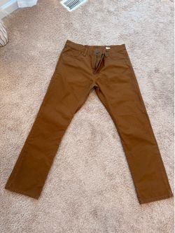 Filson Dry Tin Cloth Pants – Whiskey Brown Canvas – Size 36x34