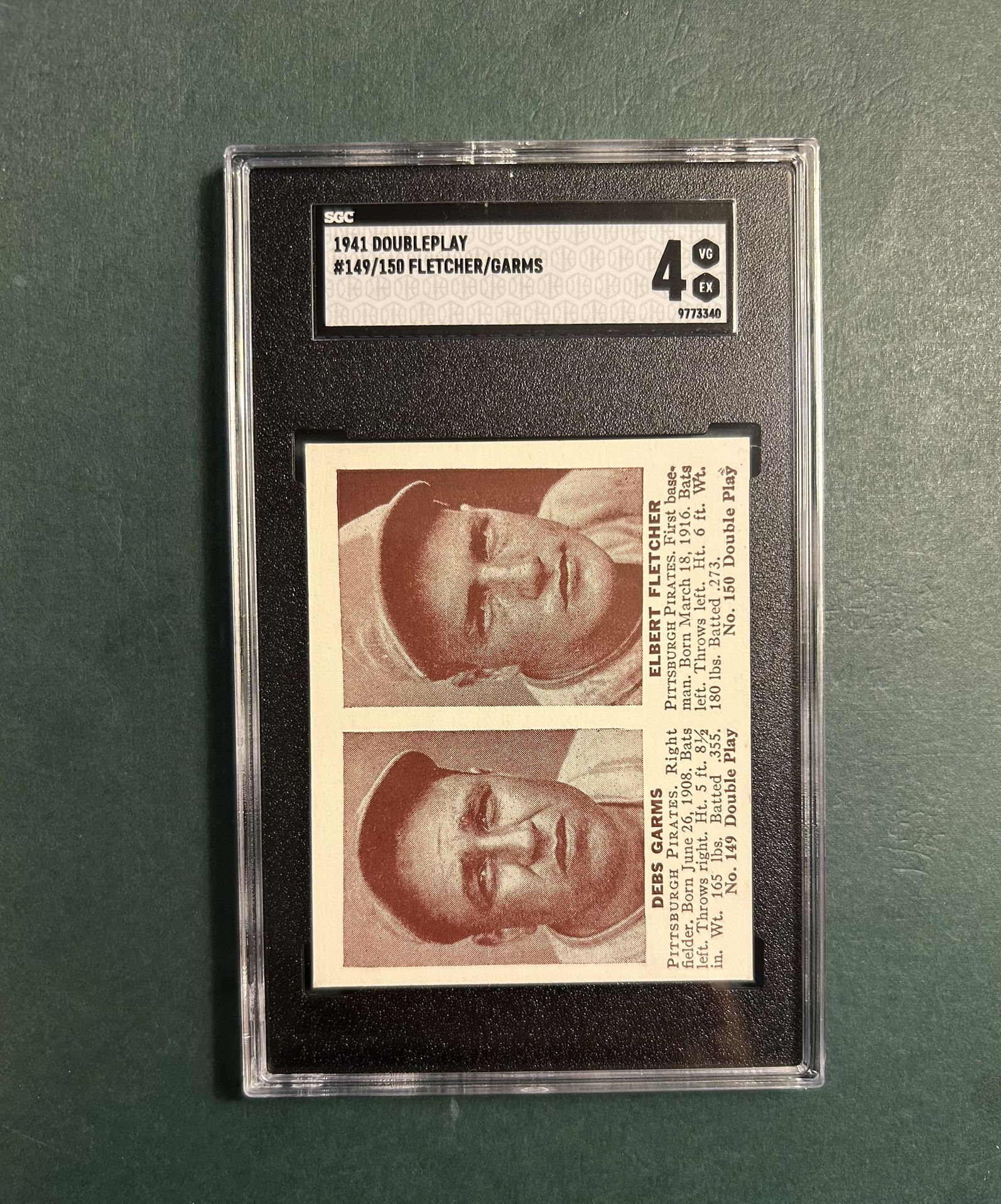 Vintage 1941 DoublePlay #149/150 Fletcher/Garms. Negotiable 
