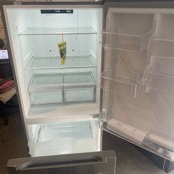 Vissani 30 in. 18.7 cu. ft. Bottom Freezer Refrigerator in Fingerprint Resistant Stainless Steel, Garage Ready