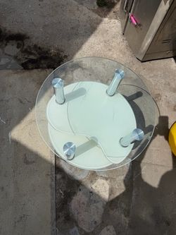 Glass table