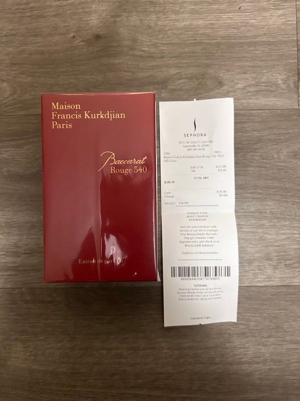  Maison Francis Kurkdjian, Baccarat Rogue 540, Red Version,6.8 Fl Oz