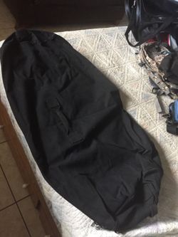 Two Black Canvas Tactical bags