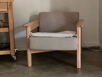 Classic Lounge Chair – Natural / Heathered Oatmeal