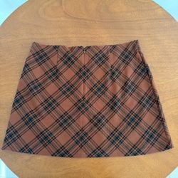 Aritzia Wilfred Plaid Skirt - Size 14