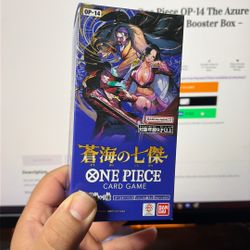 One Piece OP14 Azure Seas Seven Booster Box - Japanese