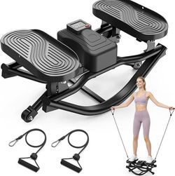 Brand New Rock Stepper Exercise Machine with Resistance Bands