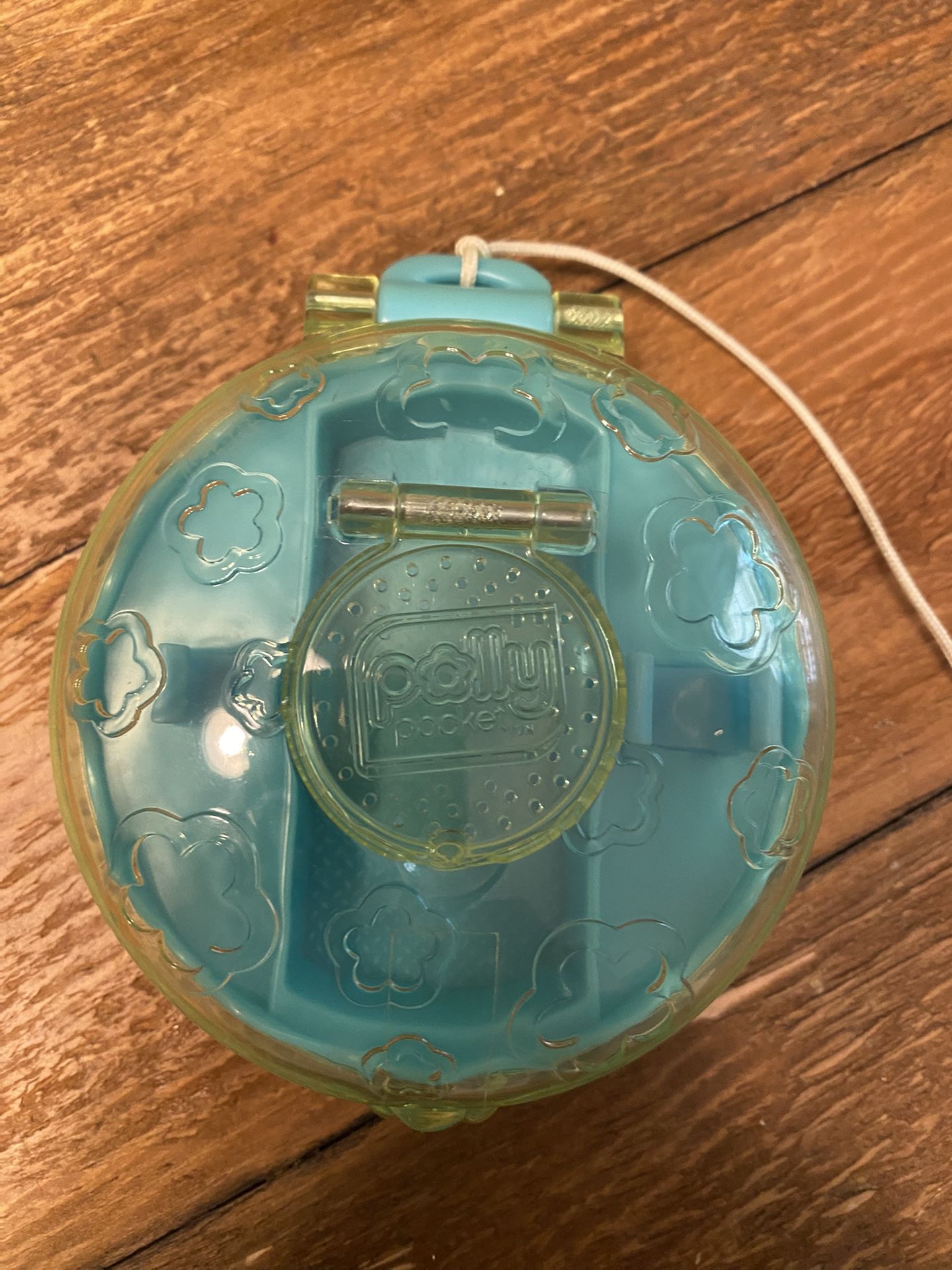 Polly Pocket Mattel compacts container storage blue