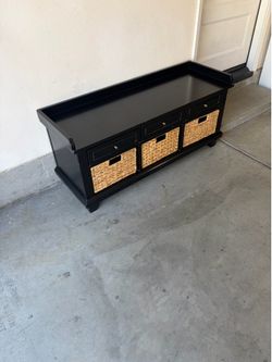 Wood bench/cabinet