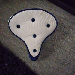 Bike Lowrider Velour Seat Blue White 