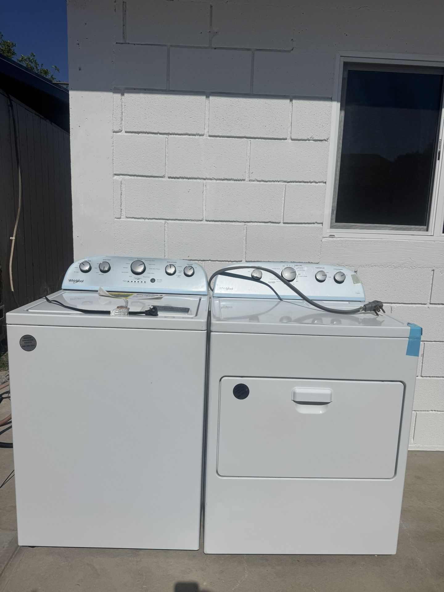 Whirlpool Washer And Dryer