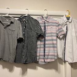 Men’s Size Medium Casual Short Sleeve Shirts 