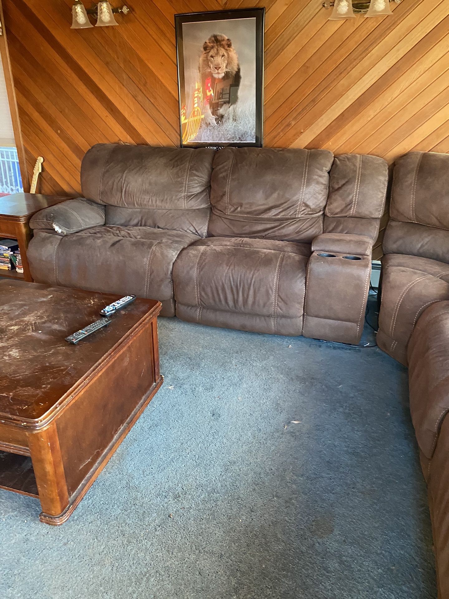 Large six piece couch