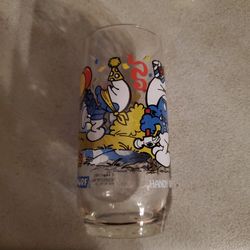 Set Of 12 Smurf glasses