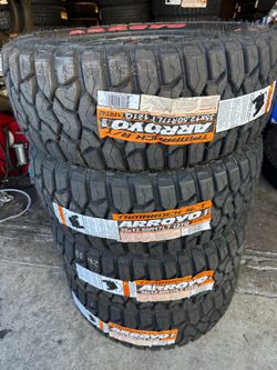 35x12.50r17 Arroyo Tires nuevas con 50,000 millas de garantía las 4