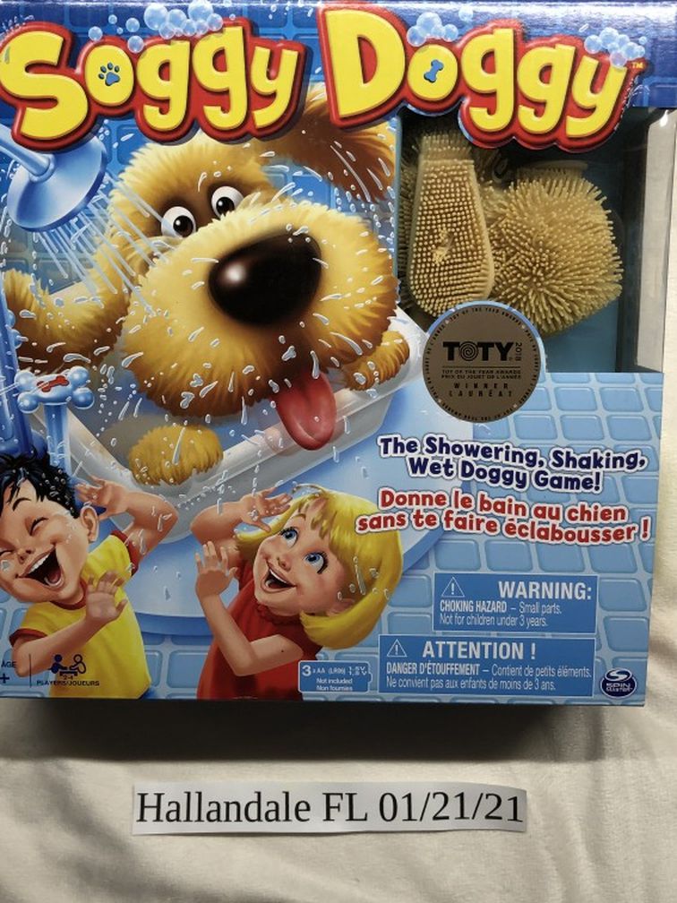 NEW Soggy Doggy Board Game for kids ages 4+ TOY OF THE YEAR AWARD!