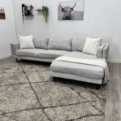 Living Spaces Sectional Couch - Free Delivery