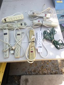Power strips.