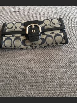 Authentic coach wallet