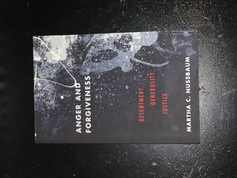 Anger And Forgivenesses 