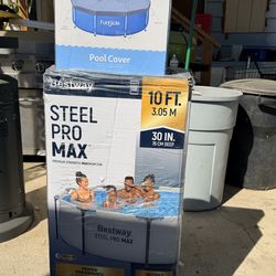 Brand new pool with cover