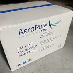 Bathroom Ventilation Fan with LED Light/Night Light (Aero Pure Low profile)