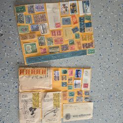 2 sheet Good value old usa stamps lot VM 222