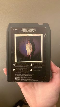Innocent Eposure: The best of George Carlin 1978 8-Track Tape (Play Tested!)