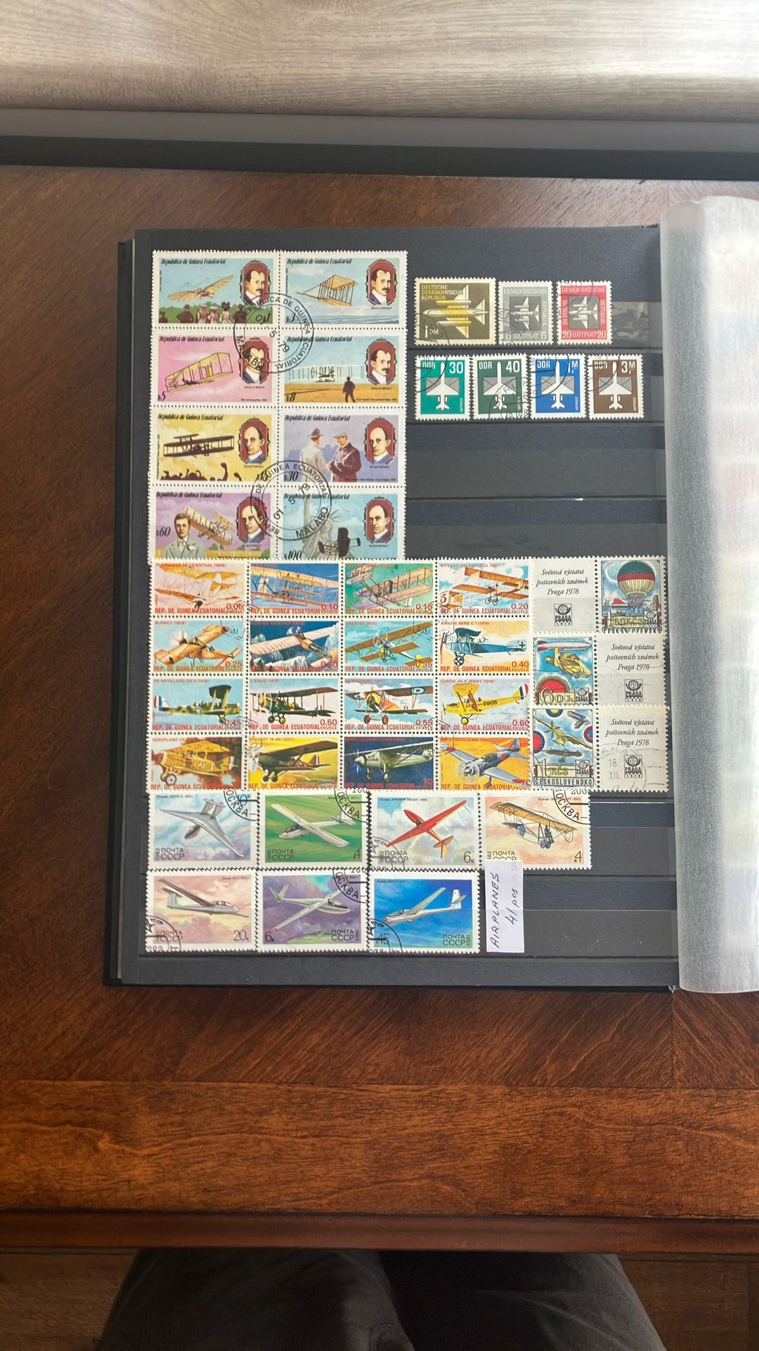 Airplanes Postage Stamps, Worldwide Stamps