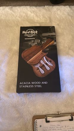 Acacia Wood And Stainless Steel