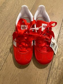 Size 4Y- adidas Gazelle Indoor Disney Red White Gum (GS) IH1761