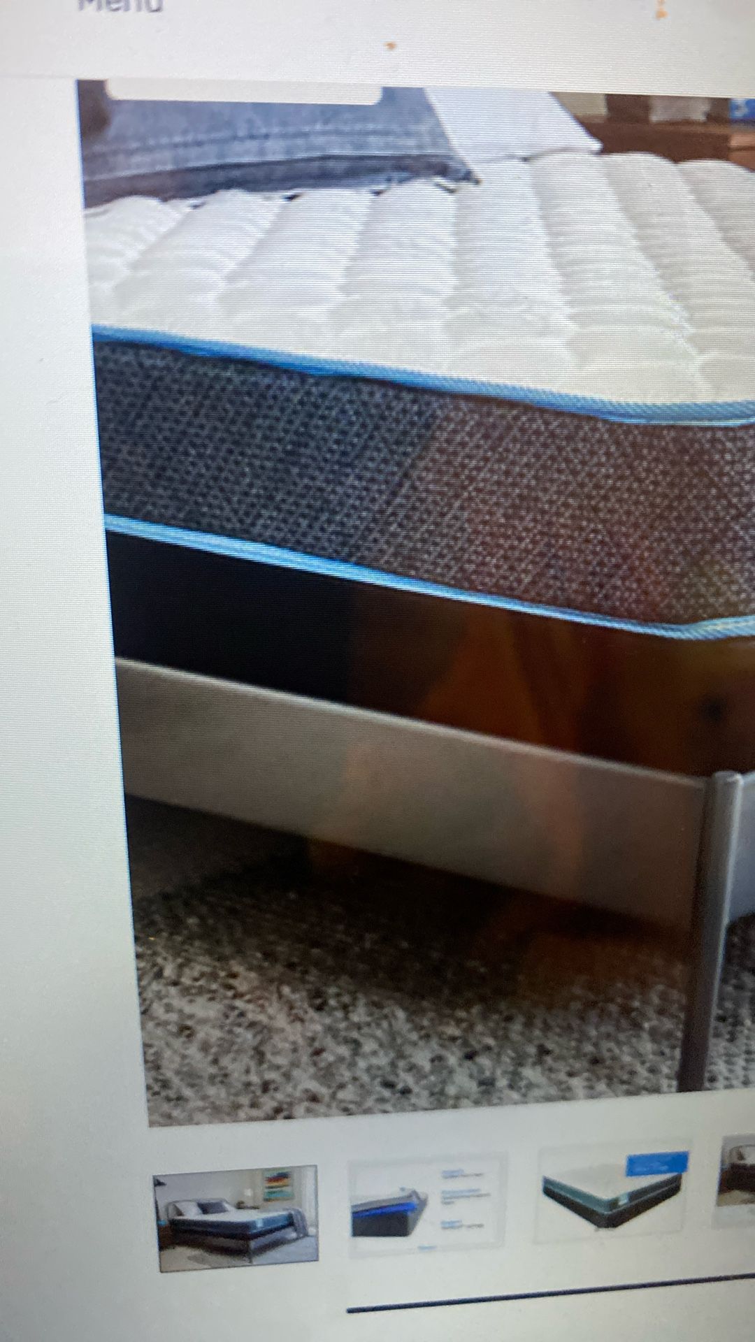 Adjustable Queen Bed with firm mattress