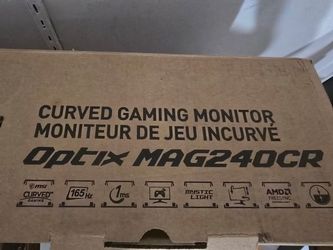 Curved gaming computer screen