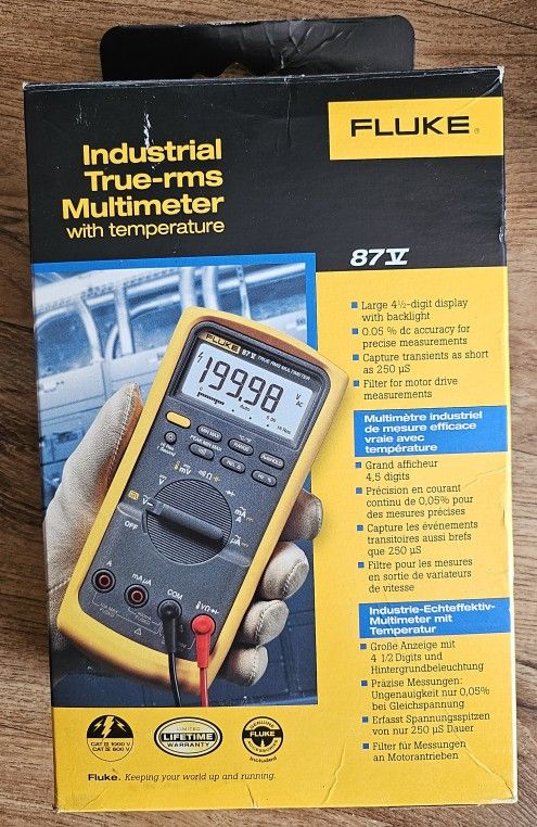 87-5 Digital
19998
Multi-meter (87
Voltolt)