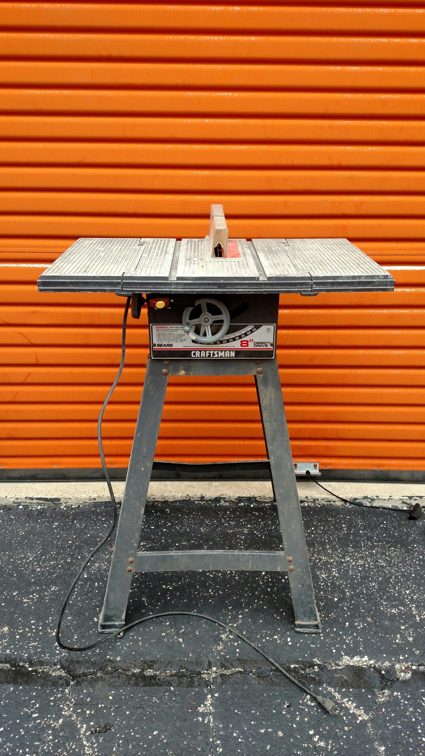 Craftsman 8" Table Saw With Stand, Vintage Sears and Roebuck for Sale